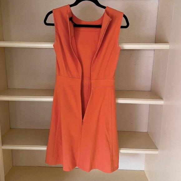 Tangerine Dreamsicle Summer Dress (BCBG Max Azria) - Picture 6 of 16
